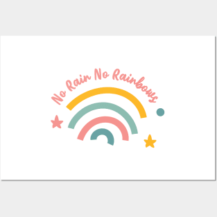 No Rain No Rainbows Cute Posters and Art